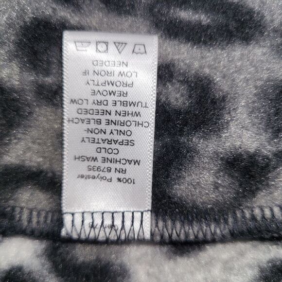 Susan Graver Black and White Leopard Print Jacket - Picture 5 of 5